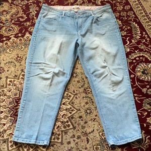 Vintage America blue Boyfriend jeans size 14